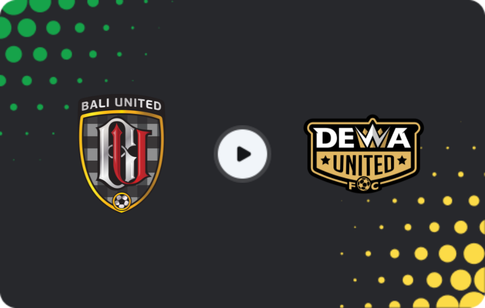 Where to watch Bali United — Dewa United, Liga 1, 29.12.2025