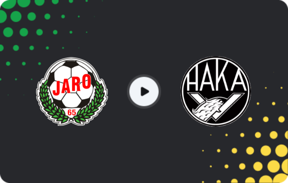 Where to watch FF Jaro — Haka, Veikkausliiga, 03.10.2025