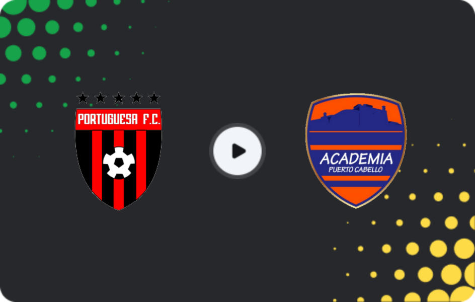 Where to watch Portuguesa FC — Puerto Cabello, Primera División, 05.10.2025