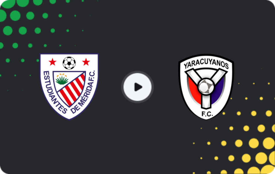Where to watch Estudiantes de Merida — Yaracuyanos, Primera División, 05.10.2025