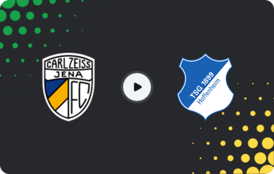 Where to watch Carl Zeiss Jena  W — 1899 Hoffenheim W, Frauen Bundesliga, 08.09.2025