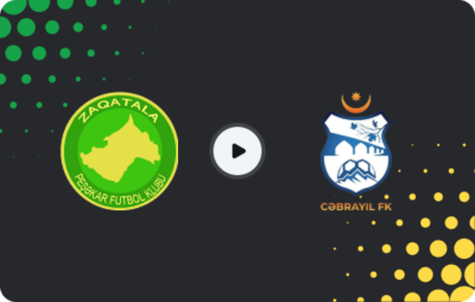 Where to watch Zaqatala — Cəbrayıl, Birinci Dasta, 11.09.2025