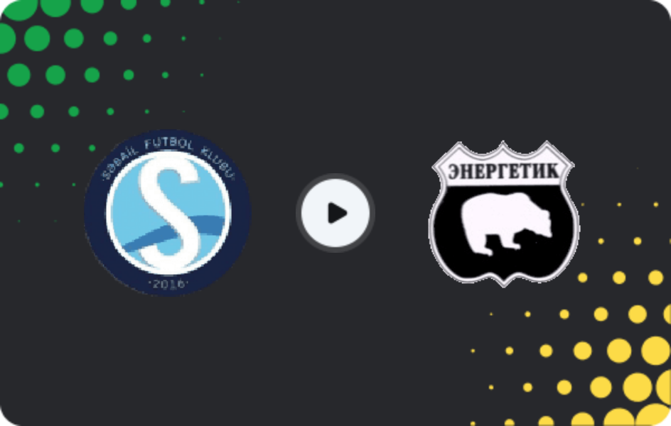 Where to watch Səbail — Energetik, Birinci Dasta, 12.09.2025