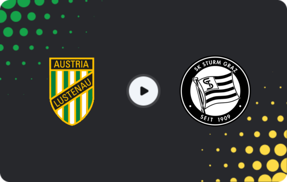 Where to watch Austria Lustenau — Sturm Graz II, 2. Liga, 12.09.2025