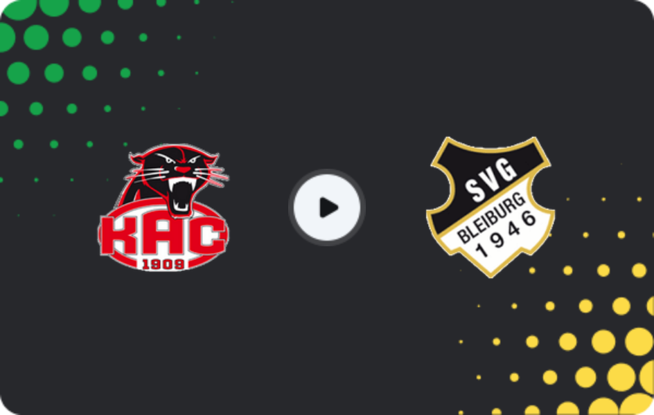 Where to watch KAC — Bleiburg, Landesliga - Karnten, 12.09.2025