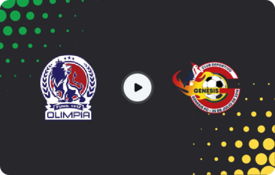 Where to watch CD Olimpia — Génesis, Liga Nacional, 13.09.2025