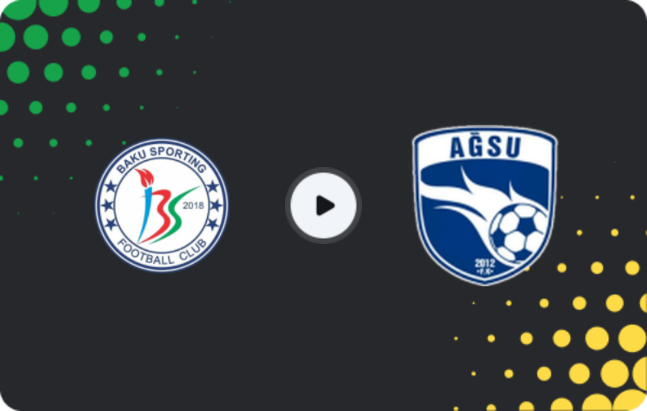 Where to watch Baku Sportinq — Difai Ağsu, Birinci Dasta, 13.09.2025