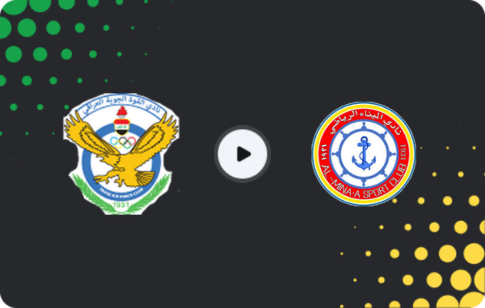 Where to watch Al Quwa Al Jawiya — Al Minaa Basra, Stars League, 27.09.2025