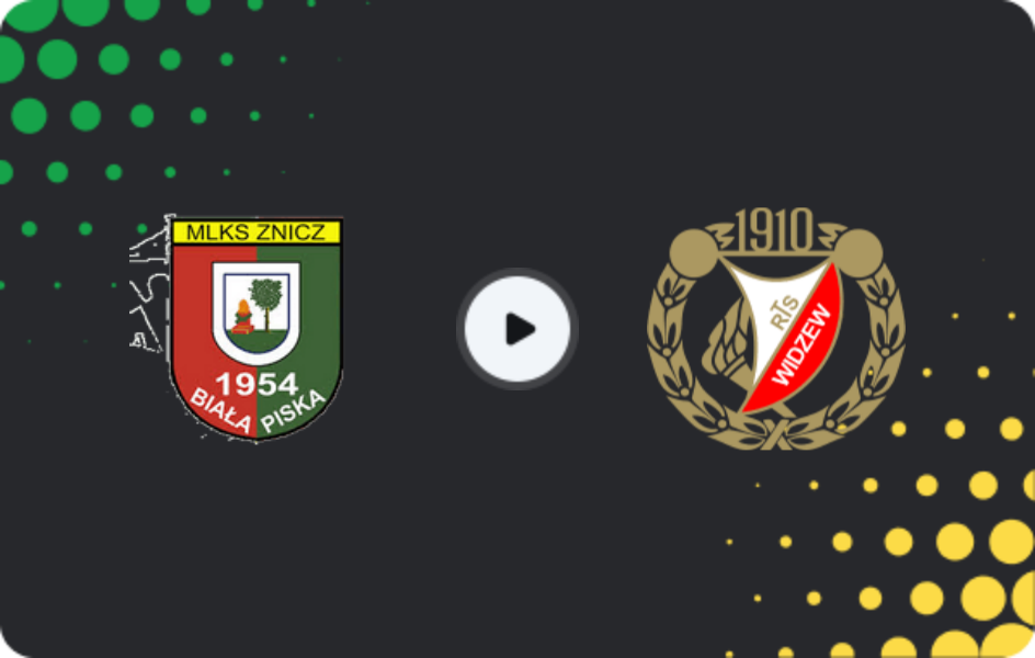 Where to watch Znicz Biała Piska — Widzew II, III Liga - Group 1, 13.09.2025