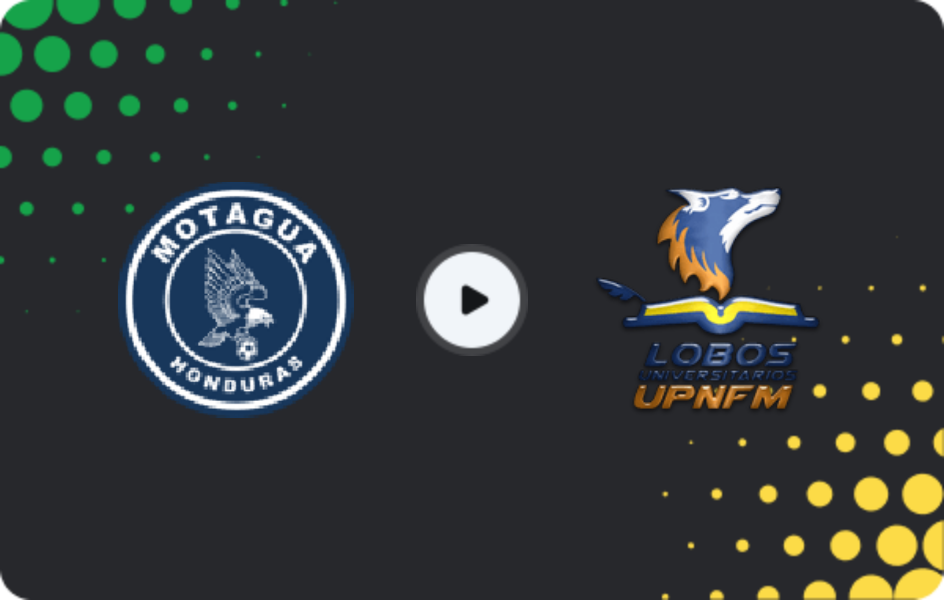 Where to watch CD Motagua — Lobos Upnfm, Liga Nacional, 14.09.2025