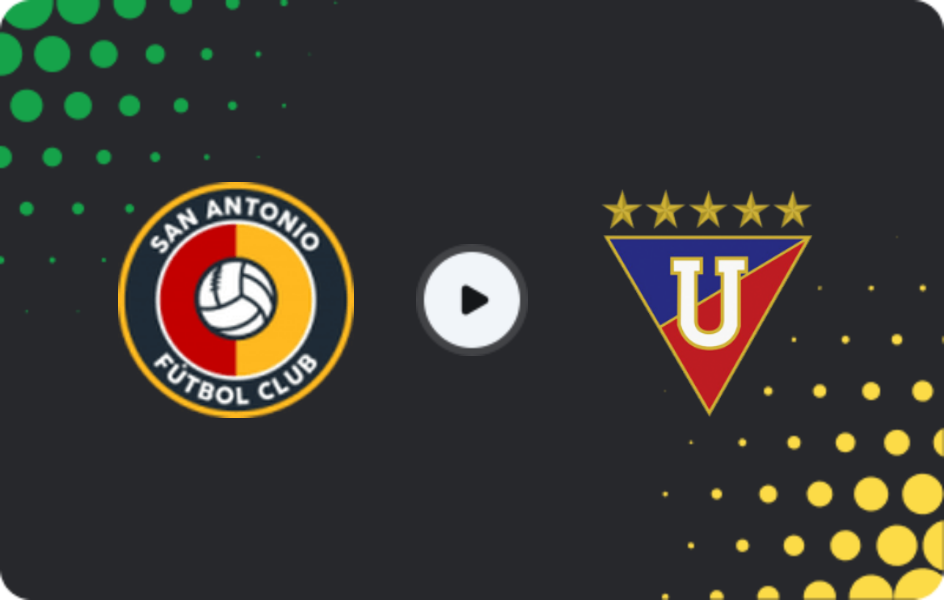 Where to watch San Antonio — LDU de Quito, Copa Ecuador, 10.10.2025
