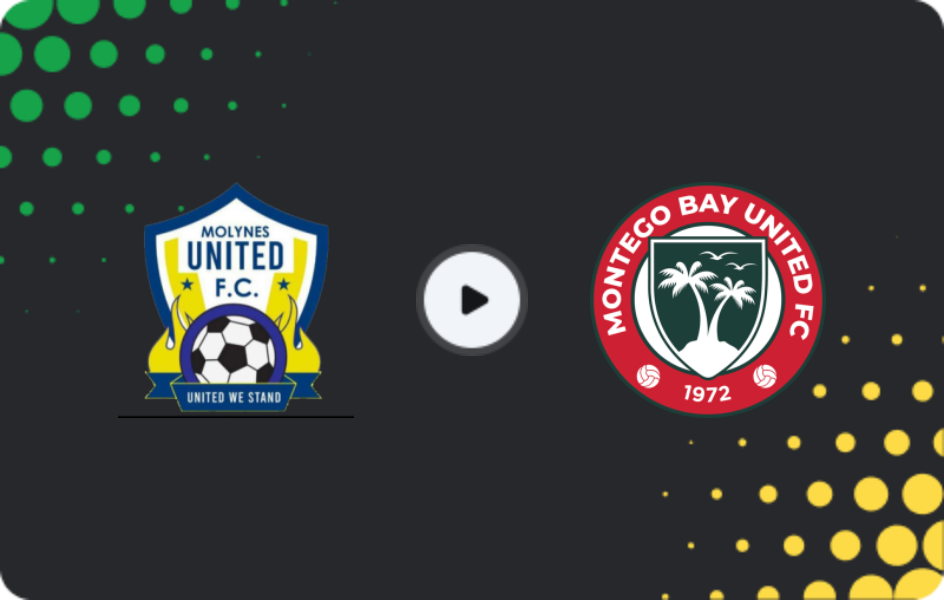 Where to watch Molynes United — Montego Bay United, Premier League, 12.10.2025