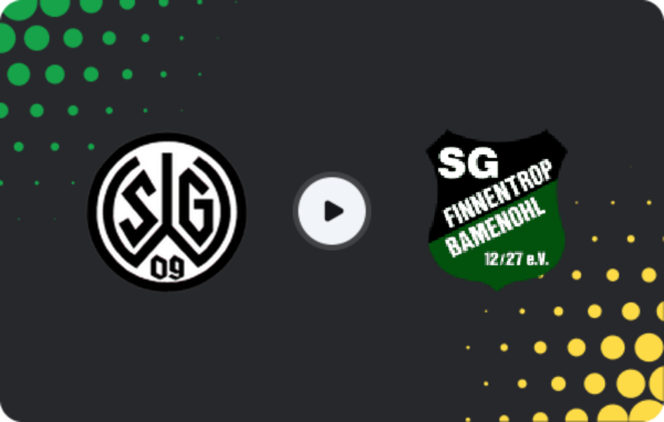 Where to watch SG Wattenscheid 09 — Finnentrop / Bamenohl, Oberliga - Westfalen, 14.09.2025