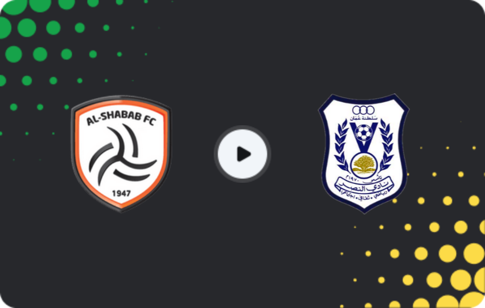 Where to watch Al-Shabab — Al Nasr SCSC, Professional League, 16.10.2025