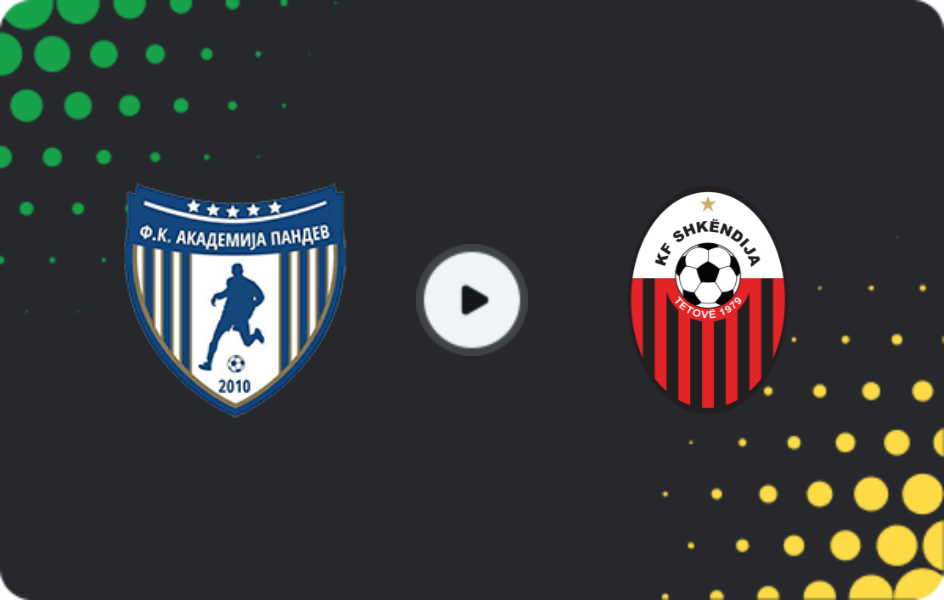 Where to watch Akademija Pandev — Shkendija, First League, 31.10.2025