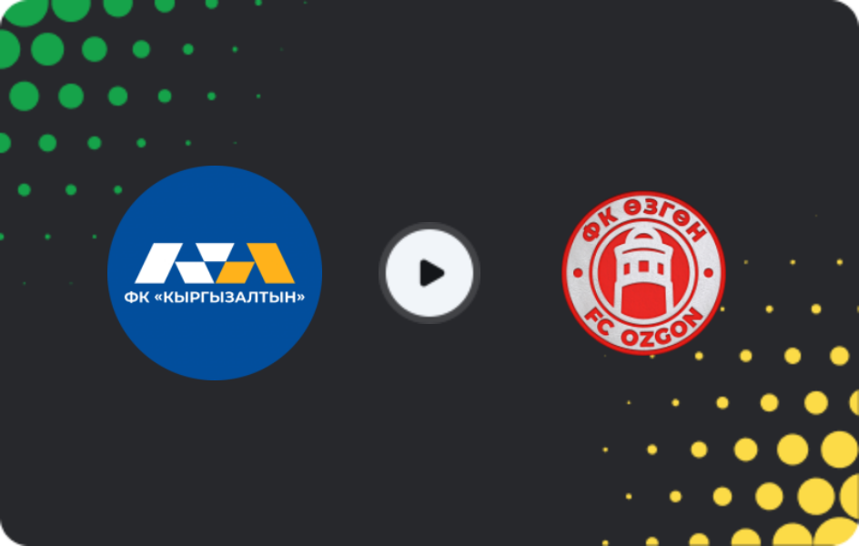 Where to watch Kyrgyzaltyn — Ozgon, Premier League, 03.11.2025