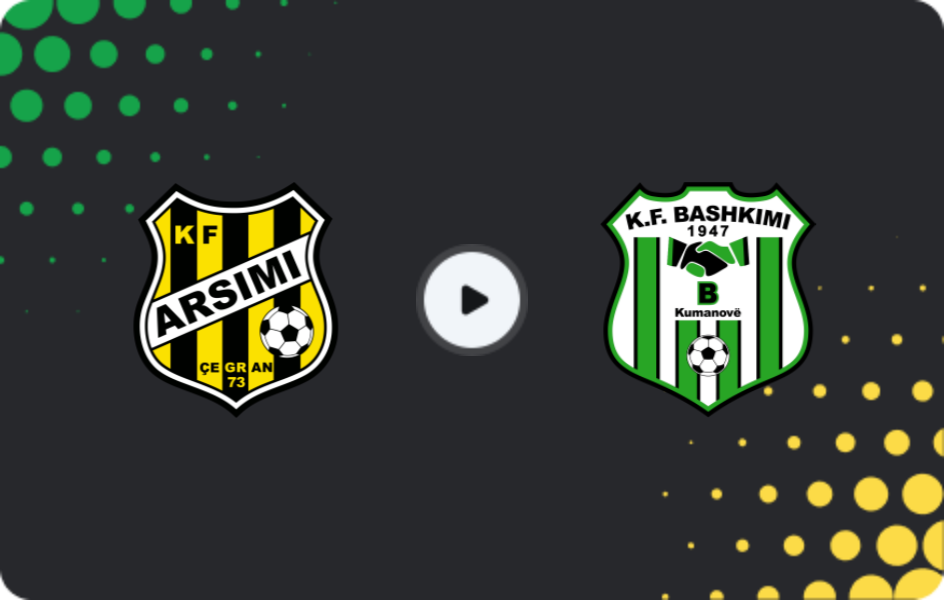 Where to watch Arsimi — Bashkimi Kumanovo, First League, 03.11.2025