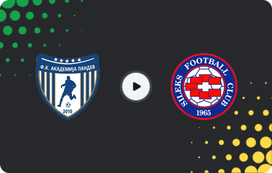 Where to watch Akademija Pandev — Sileks, First League, 05.11.2025