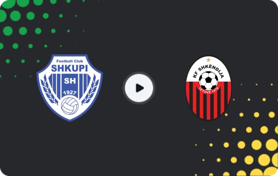 Where to watch Shkupi — Shkendija, First League, 15.11.2025