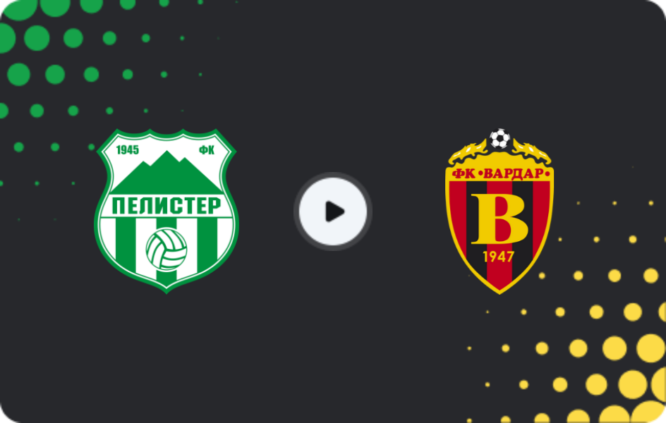 Where to watch Pelister — Vardar Skopje, First League, 05.11.2025