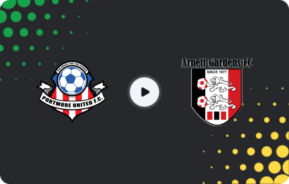 Where to watch Portmore United — Arnett Gardens, Premier League, 07.12.2025