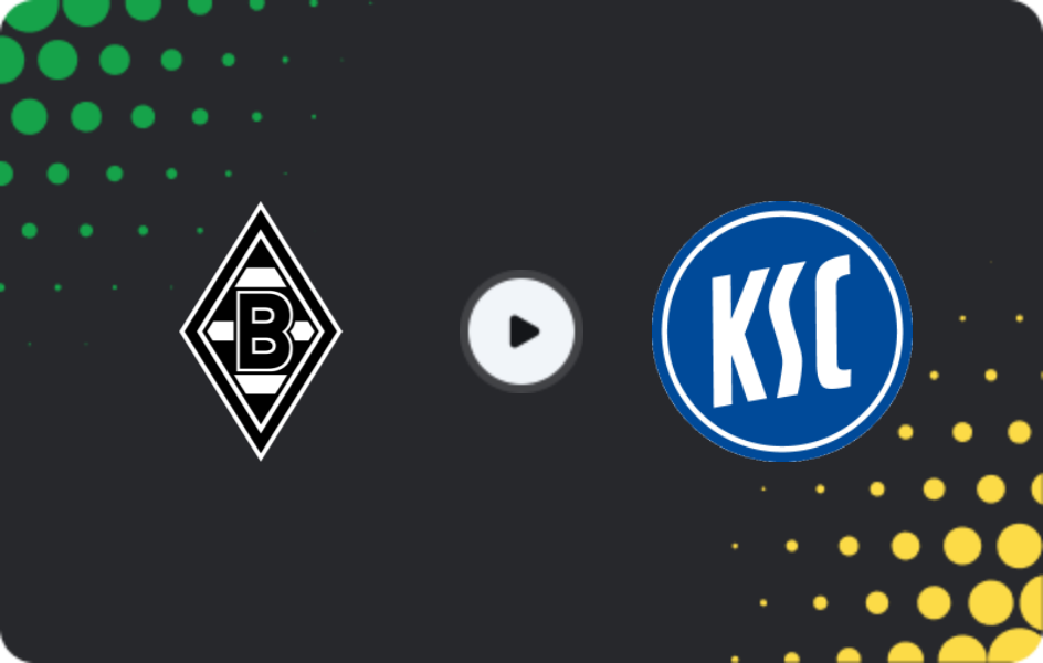 Where to watch Borussia M — Karlsruher, DFB Pokal, 28.10.2025
