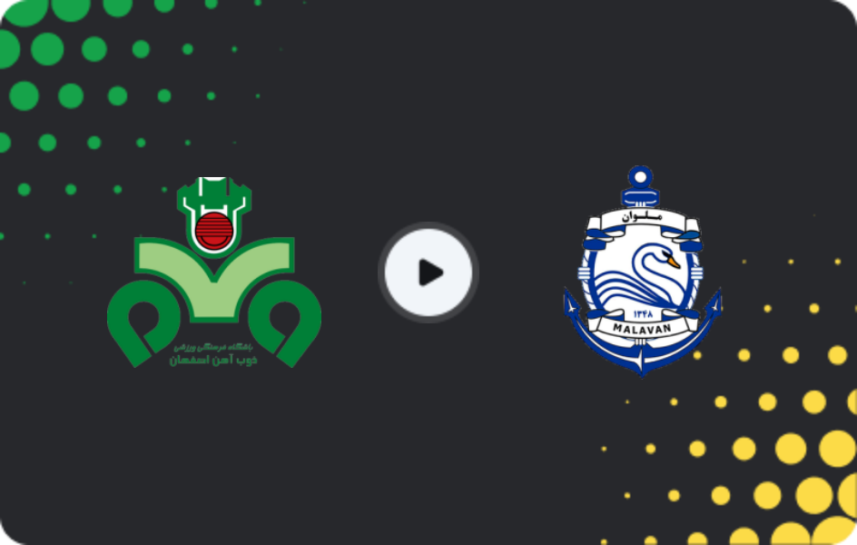 Where to watch Zob Ahan — Malavan, Persian Gulf Pro League, 31.10.2025