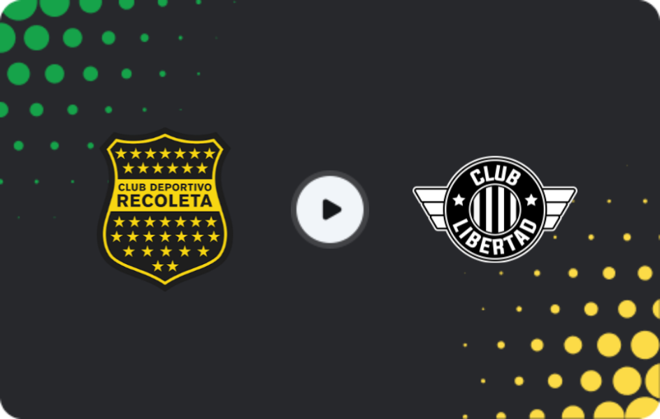 Where to watch Deportivo Recoleta — Libertad Asuncion, Division Profesional - Clausura, 27.10.2025