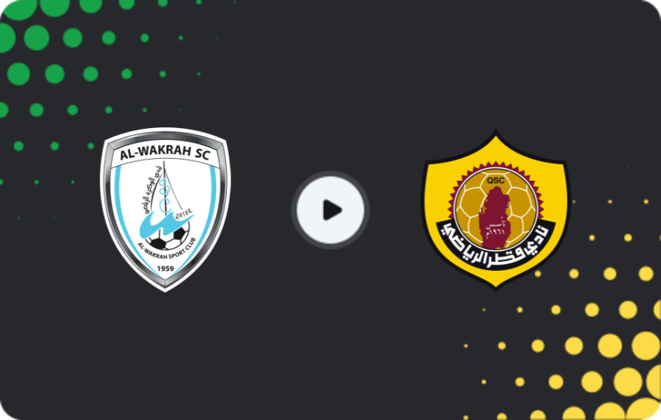 Where to watch Al Wakrah — Qatar SC, Stars League, 31.10.2025