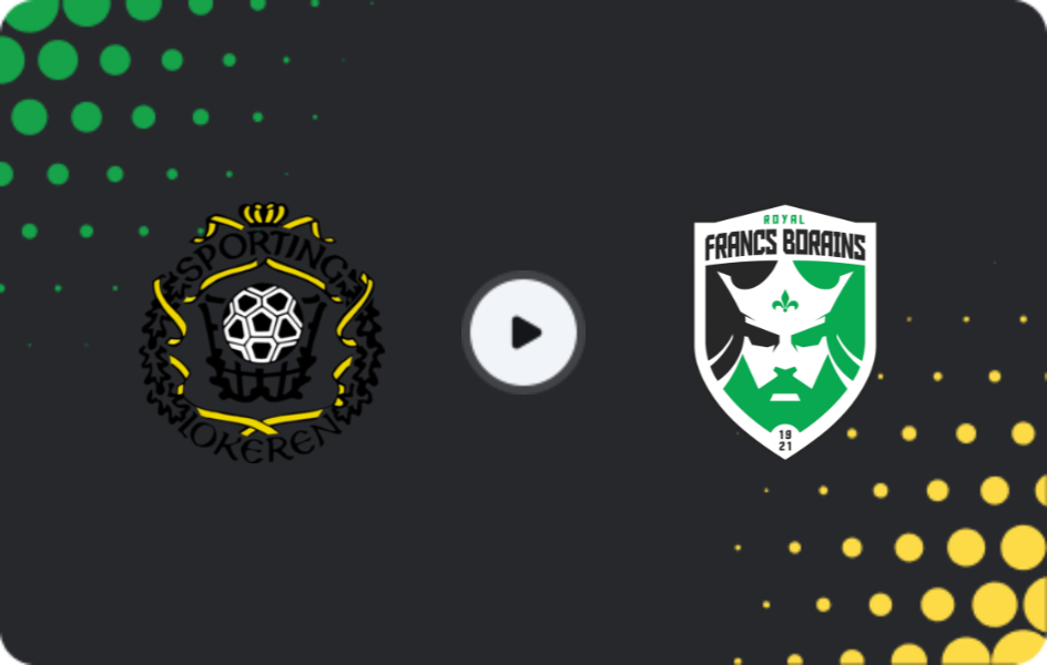 Where to watch Lokeren-Temse — Francs Borains, Challenger Pro League, 31.10.2025