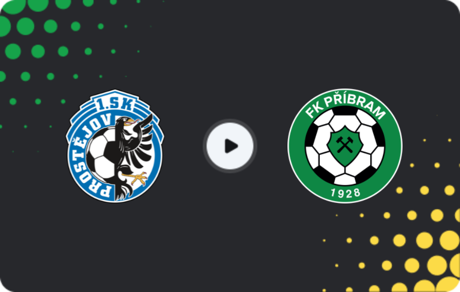 Where to watch Prostějov — Příbram, FNL, 31.10.2025