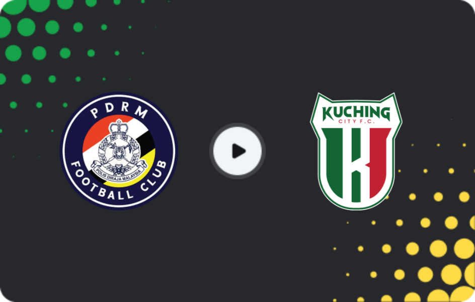 Where to watch PDRM — Kuching City, Super League, 01.11.2025