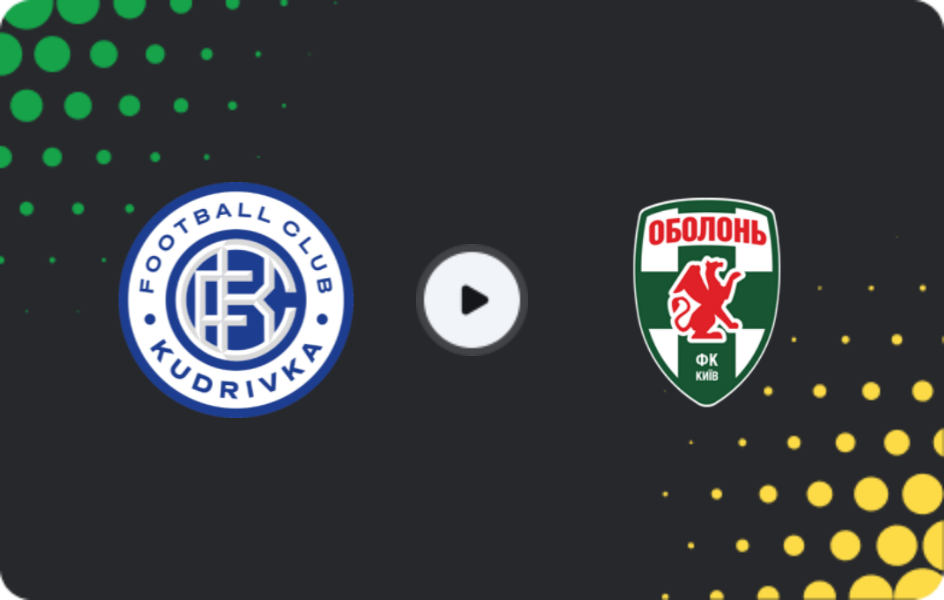 Where to watch Kudrivka — Obolon', Premier League, 31.10.2025