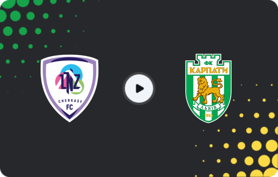 Where to watch LNZ Cherkasy — Karpaty, Premier League, 03.11.2025