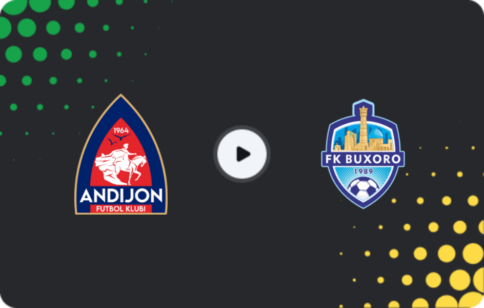 Where to watch Andijan — Buxoro, Super League, 01.11.2025