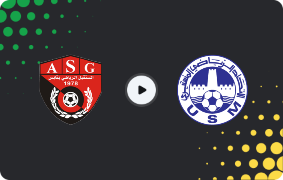Where to watch AS Gabes — US Monastirienne, Ligue 1, 01.11.2025