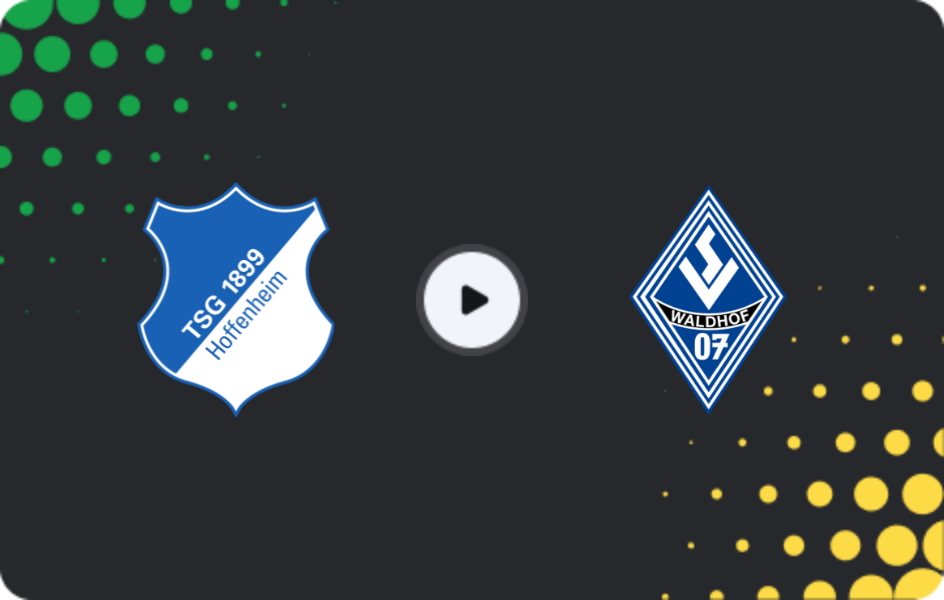 Where to watch Hoffenheim II — Waldhof Mannheim, 3. Liga, 02.11.2025
