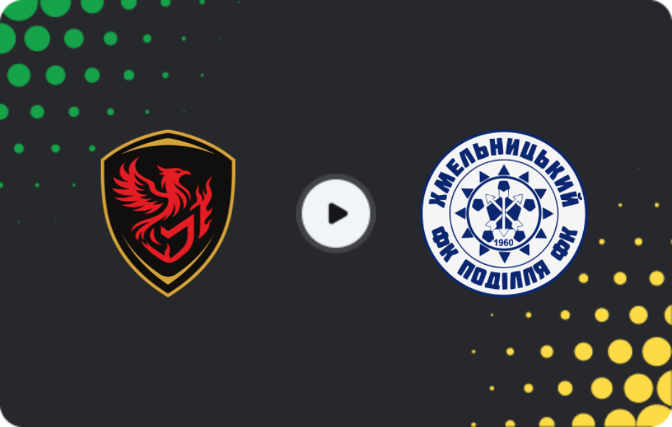 Where to watch Feniks-Mariupol — Podillya Khmelnytskyi, Persha Liga, 04.11.2025