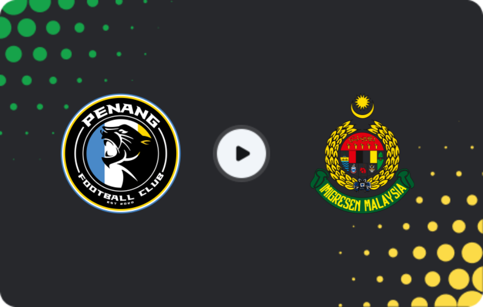 Where to watch Penang — Imigresen, Super League, 02.11.2025