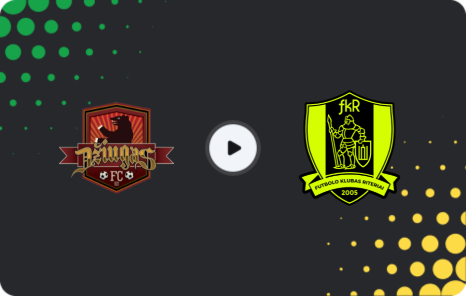 Where to watch Džiugas Telšiai — Riteriai, A Lyga, 02.11.2025