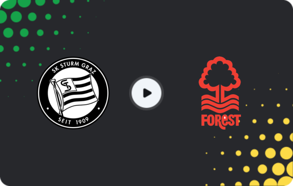 Where to watch Sturm Graz — Nottingham Forest, Europa League, 06.11.2025
