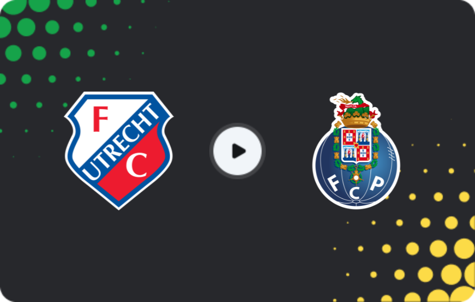 Where to watch Utrecht — Porto, Europa League, 06.11.2025