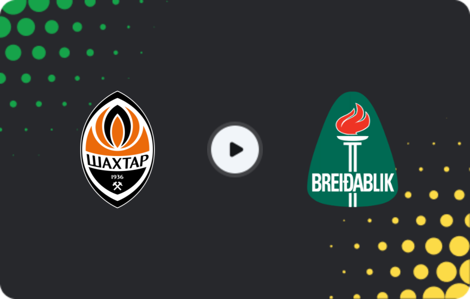 Where to watch Shakhtar Donetsk — Breidablik, Conference League, 06.11.2025