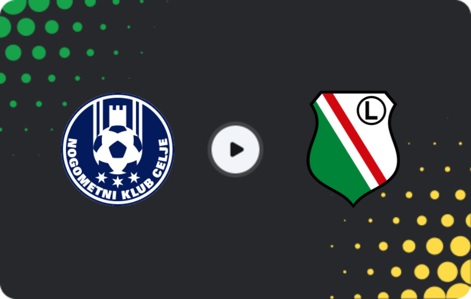 Where to watch Celje — Legia Warszawa, Conference League, 06.11.2025