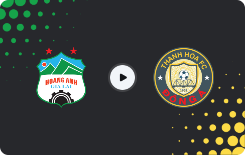 Where to watch Hoang Anh Gia Lai — Thanh Hóa, V.League 1, 08.11.2025
