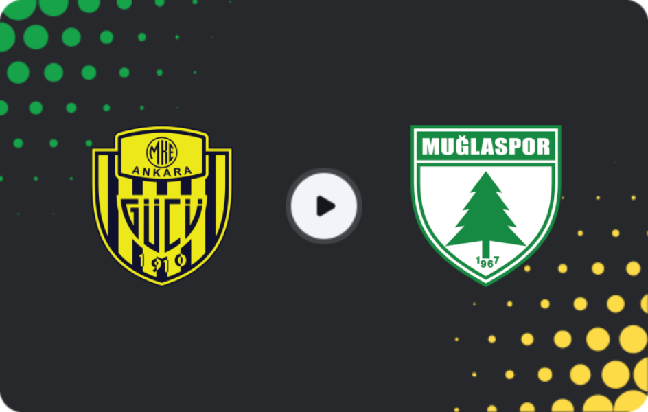 Where to watch Ankaragucu — Muğlaspor, 2. Lig, 08.11.2025