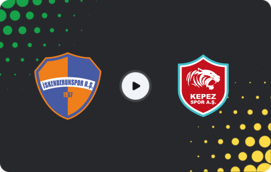 Where to watch İskenderun A.Ş. — Kepezspor, 2. Lig, 08.11.2025