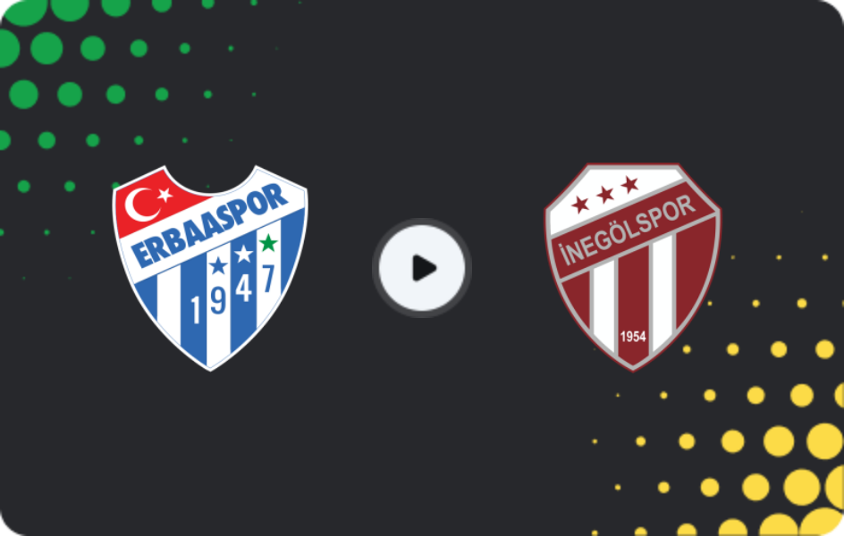 Where to watch Erbaaspor — İnegölspor, 2. Lig, 08.11.2025
