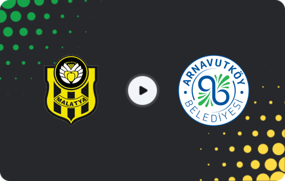 Where to watch Yeni Malatyaspor — Arnavutköy Belediyespor, 2. Lig, 08.11.2025