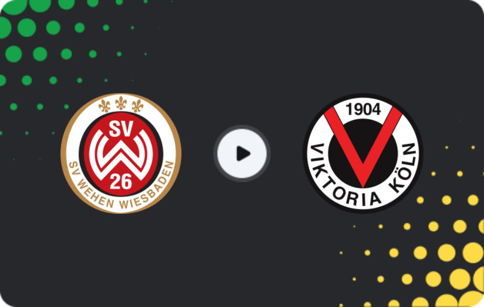 Where to watch SV Wehen — Viktoria Köln, 3. Liga, 09.11.2025